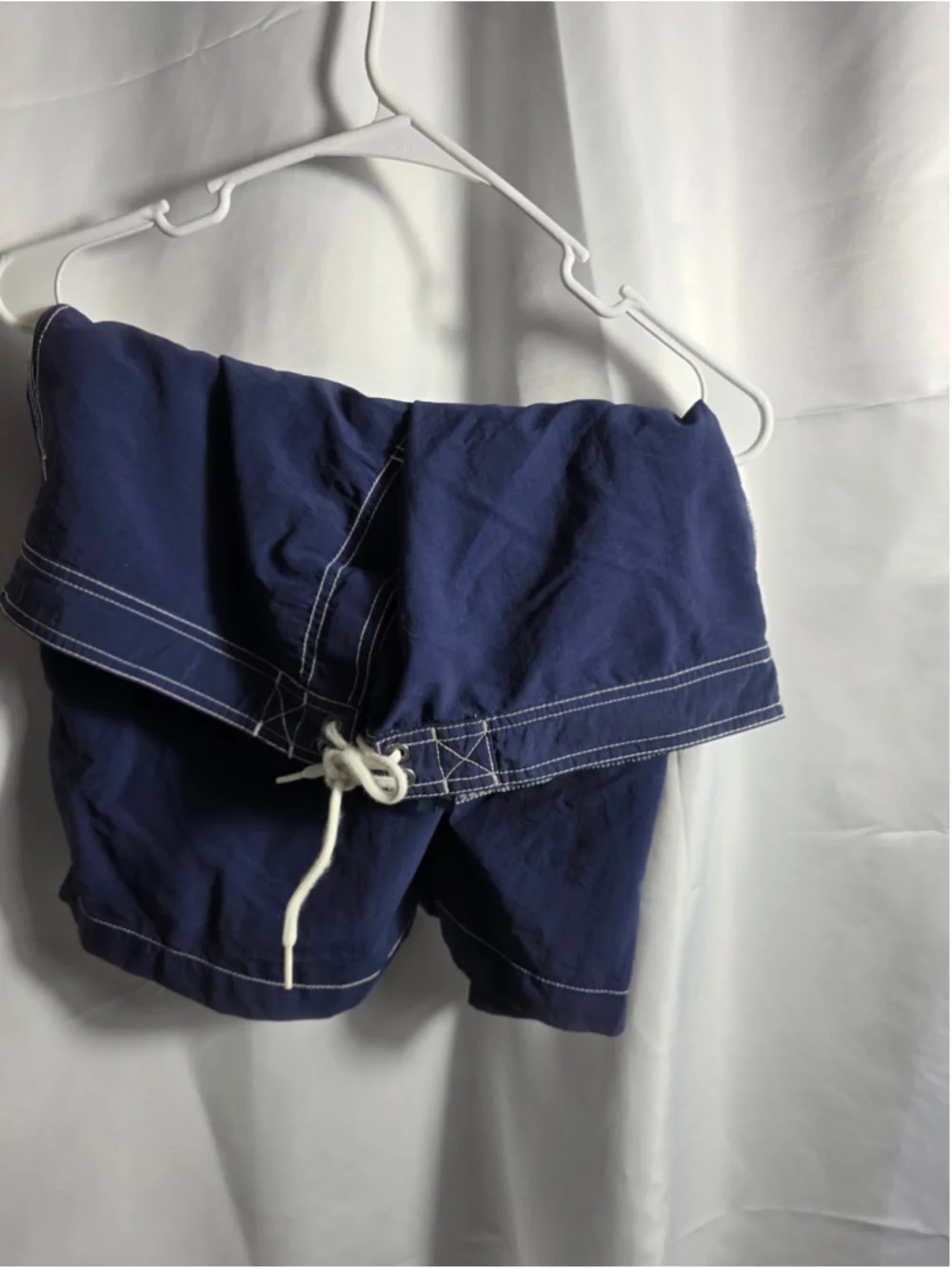 Men's Polo Ralph Lauren Swim Trunk Blue White beach shorts summer tropical large